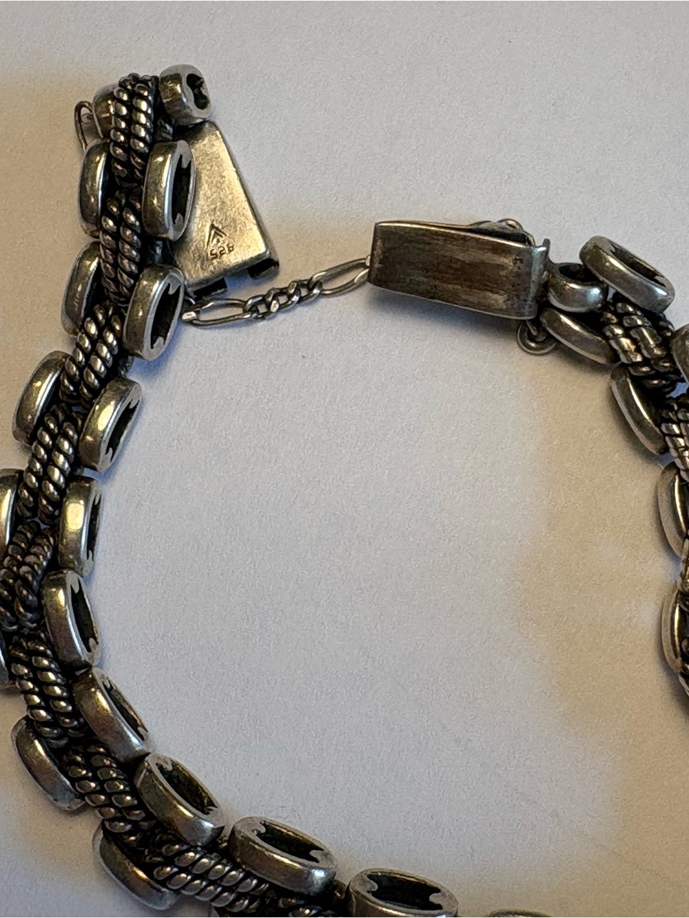 Silpada Retired Heavy Sterling Silver 925 Chunky Bracelet 7.5” 42g - Picture 7 of 8